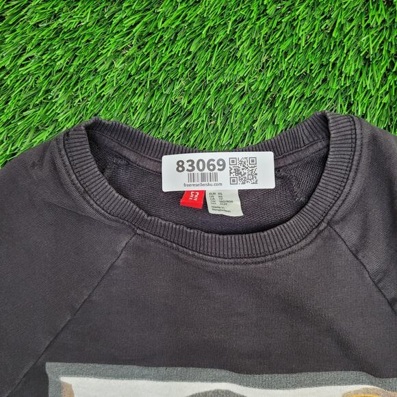 Nas Hip-Hop Sweatshirt Womens XS 18x25 Faded Black Baggy Illmatic - Picture 11 of 14